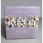Yardley Dusting Powder Vintage April Violets 5 Oz W  Box Sealed Powder Usa Rare