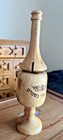 Vtg Jerusalem Olive Wood Spice Box Tower Havdala Shabbat Handmade Besamim Israel