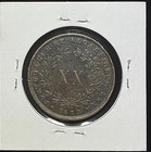 1873 Angola  portuguese  20 Reis Copper- Nice Rare Coin 