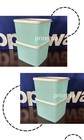 Tupperware Freezer It Square Round 800ml 3 5-cup Container Set 4 Aquamarine New