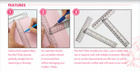 My Sweet Petunia   Mis-t Rulers - Precision Measuring Tools  -2pk Misti Ruler