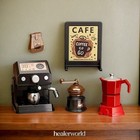 1set 1 12 Scale Doll House Miniatures Coffee Machine Plastic Kitchen Modern