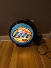 Vintage Miller Lite Beer Double Sided Lighted Sign 