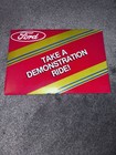 Vtg 1990 s Ford Take A Demonstration Ride  Dealer Car Sales Vehicle Sales Kit