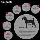 Dog Winter Coat Black Small Fleece Vest Harness Windproof