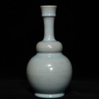10 6   Chinese Vintage Antique Song Dynasty Ru Kiln Sky Cyan Glaze Vase Bottle