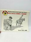 Phoenix Jaycees 63 rd Annual Rodeo Of Rodeos Vintage Program March 10-14  1993 