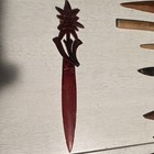 Vintage Handmade Wood Metal Letter Opener Lot Collectible Decorative Souvenir