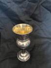 Antique German Sterling Silver Kaddish Cup W gold Wash Interior