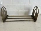Antique Art Nouveau Bronze Brass Bookrack Bookends Folding Expandable