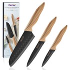 3pcs Kitchen Knife Set Utra Sharp Stainless Steel Santoku Knife paring Knife