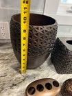 Emporium Rubbed Bronze Bathroom Accessories 4 Piece Set Heavy