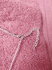 Silver Plated Blue Crystal Teardrop Jewelry Set Necklace Pendant   Earrings