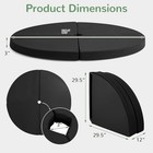 Pole Dance Crash Mat Round Portable Yoga Mat With Epe Foam Safety Dancing