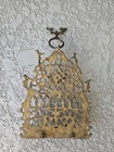 Antique Judaica Menorah Solid Cast Bronze