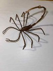 Handcrafted Twisted Copper Wire Metal Art Scorpion 9  In Length 