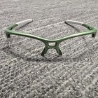 Oakley Rpm Squared Womens Metallic Green Sunglasses  White Socks Frame Only 62mm