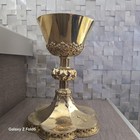 Large Antique English Sterling Silver Chalice 1910s