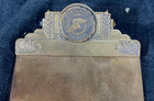 Antique Brass   Bronze   Copper Clip Board - The Mercury Oil Co  Tydol Rare  