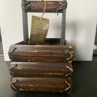 Vtg Hallmark Brown Small Bamboo Basket With Handle Very Hardy New W tags