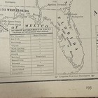 Antique 1886 Map Of Original Us Territory Including Inter-colonial Wars 14   x11   
