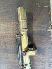 Antique Brass Surveyor   s Telescope Transit Scope W  Spirit Bubble Level Vintage