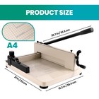 12  Heavy Duty Paper Cutter  Guillotine A4 Paper Trimmer 400 Sheets Capacity