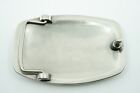Silver Plated Cross Knot Solid Metal Belt Buckle