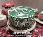 Dezicakes Fake Cupcakes   Cake  Artificial Food Fake Cake Green Glaze Christmas