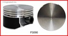 Standard Bore Flat Top Pistons W  Rings For 1997-2011 Ford 4 0l 244 V6