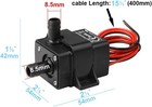 2 Pack Dc 12v Mini Submersible Water Pump 63 Gallon For Aquarium Fish Tank Hydro