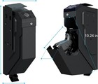 Gun Safe Quick Access Handgun Safe For Pistols Nightstand With Keypad