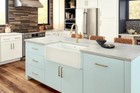 Ruvati 33x20  Fireclay Farmhouse Apron-front White Sink - Rvl2300wh-k