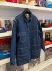 Vintage Sears Work   n Leisure Denim Chore Coat Jacket Blanket Lined Sz Xl