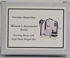 Phb Porcelain Hinged Trinket Box Women s Accessory Series Dressing Room
