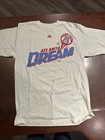  2  Atlanta Dream Size S Licensed Wnba Apparel Logo T-shirt Basketball Tops