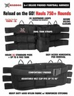 Maddog   6 1 Horizontal Paintball Pod Holder Harness