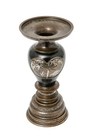 Fine Meiji Japanese Bronze Vase Silver   Gold Inlay Mixed Metal C1880 - Antique