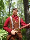 Daniel Boone   Fess Parker Figure   marx Johnny West Custom   Daniel Boone  