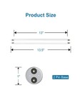 Dichroma 2 Pack Bug Zapper Replacement Light Bulb 10w For 20w 2 Pack  White