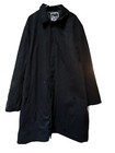 Alpine Swiss Mens Zach Knee Length Black Top Coat Trench Wool Blend Overcoat Xxl