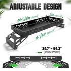 Universal Overbed Cargo Rack Adjustable For Polaris Most Utv Models Rear Storage