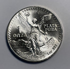 1984 Mexico 1 Oz  999 Fine Silver Libertad  Onza