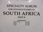 Scott Specialty Album Pages For South Africa Stamps Part Ii 1976-1994  669saf2