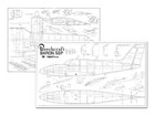 Beechcraft Baron 58p 70  Wingspan Rc Model Airplane Printed Plans   Templates