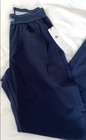 New Alo Yoga Women   s Wide-leg Sport Pants -size L    High-waist Webbing Style-navy