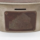 Vintage The Brooklyn Savings Automatic Recording Metal Coin Bank Oval No  364