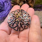 New Pewter Trinity Knot Brooch Trinity Knot Irish Scottish Celtic Pin