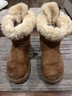 Ugg Womens Bailey Bow Ii 1002954 Chestnut Brown Sheepskin Winter Boots Size 7