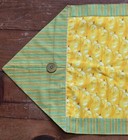 Handmade Chicks Easter Tablerunner Peeps Yellow Green Spring 14 75  X 40 5 
